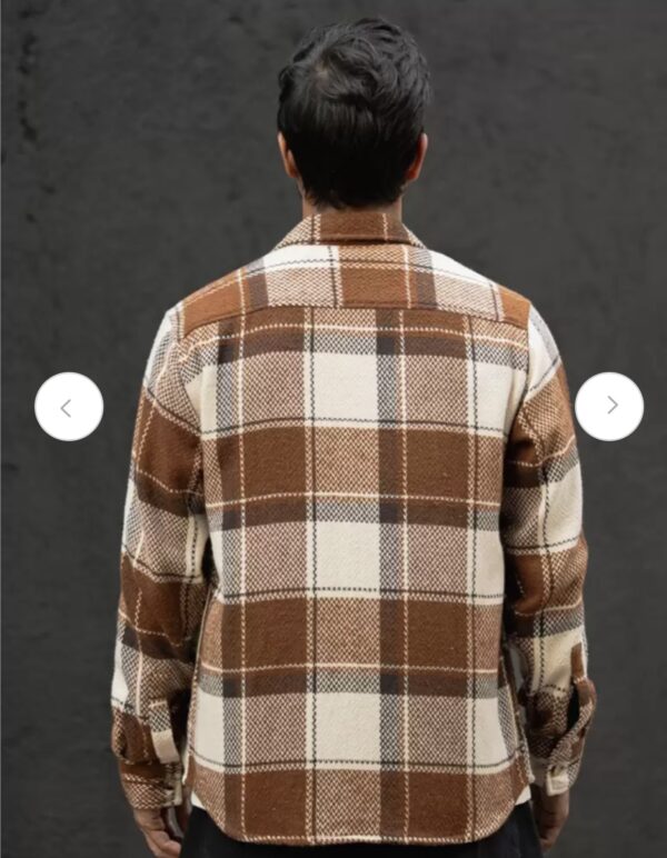 Printed check shirt - Image 5